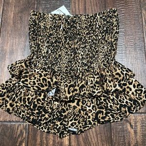 SOLDOUT Zara Leopard Print Skort